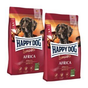 HAPPY DOG Sensible Trockenfutter Hund Adult, Africa 2x12.5 kg